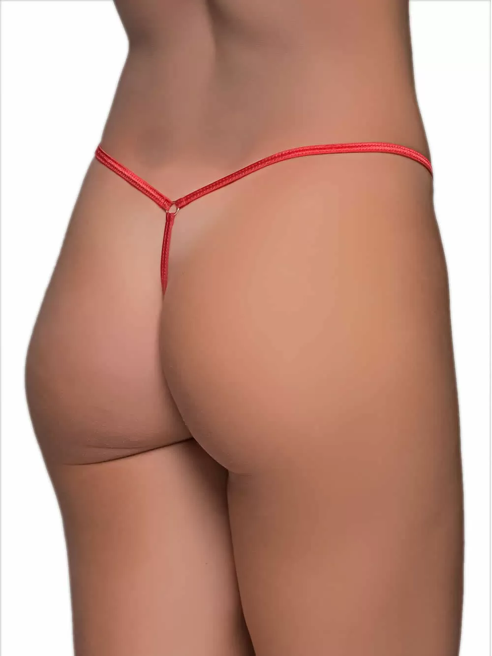 MILENA BY PARIS G-String - Κόσμημα με Πέρλες - Floral Δαντέλα