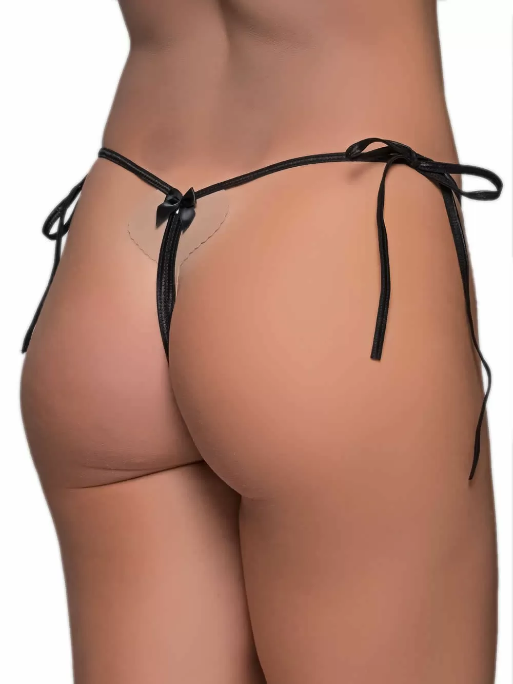 MILENA BY PARIS G-String - Πούπουλα & Σατέν Λωρίδες - Χωρίς Καβάλο