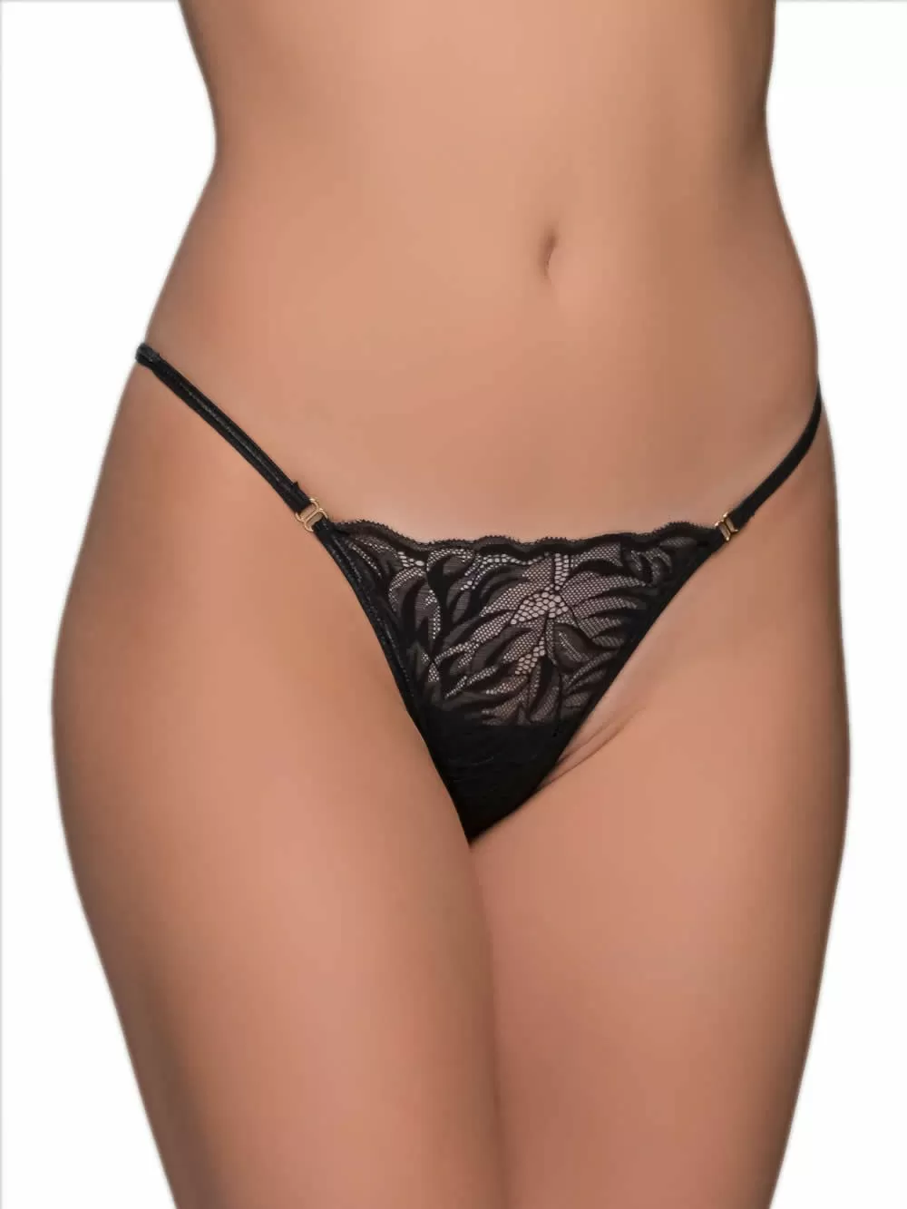 MILENA BY PARIS G-String - Floral Δαντέλα