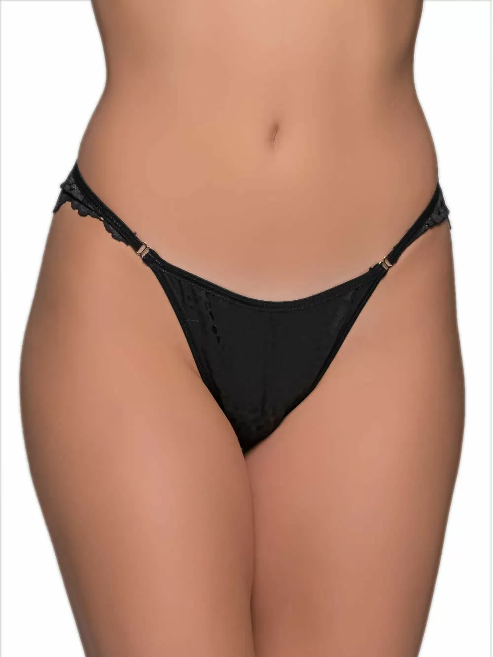 MILENA BY PARIS Brazilian Slip - Σατινέ Ύφασμα & Δαντέλα 