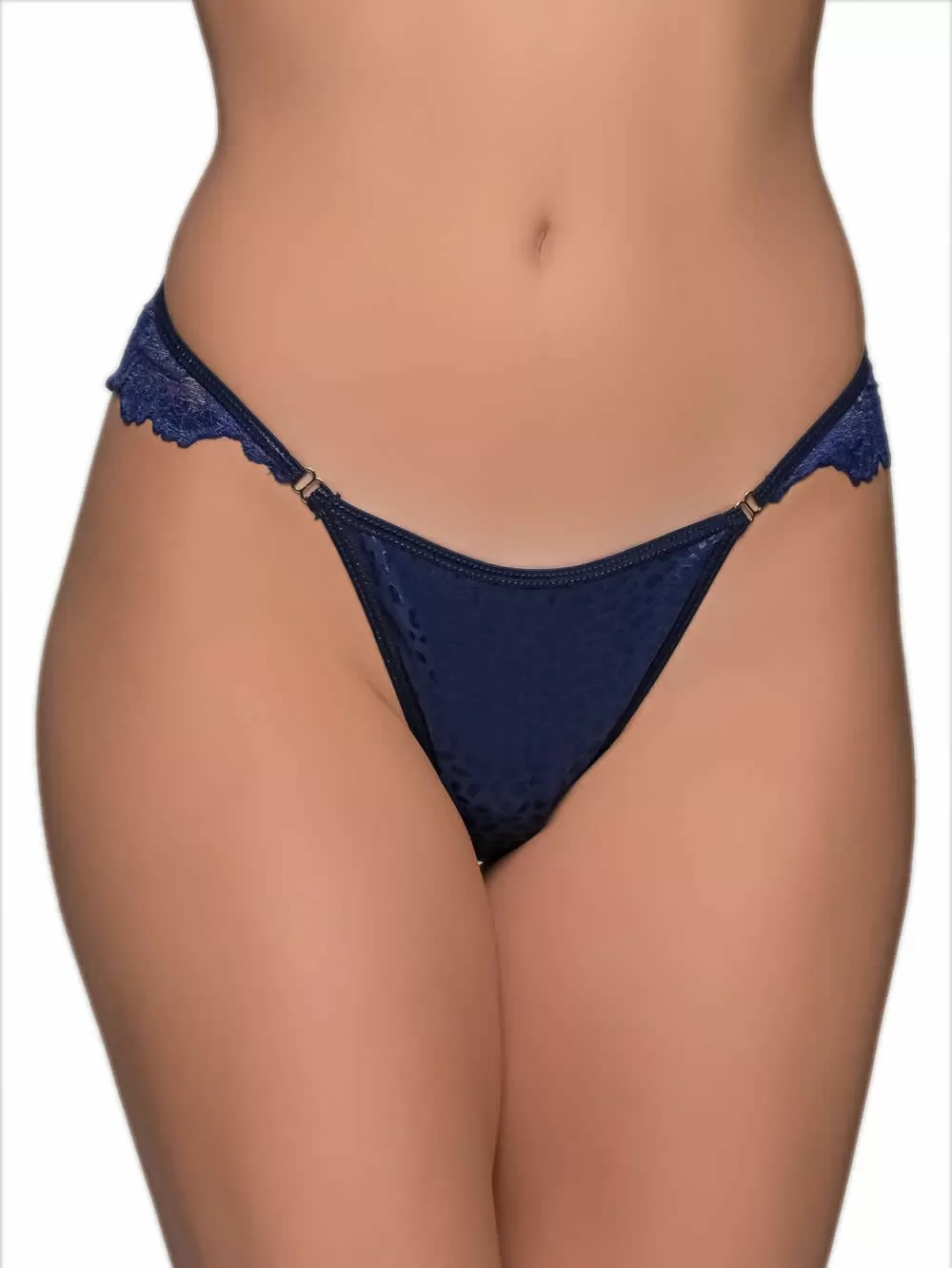 MILENA BY PARIS Brazilian Slip - Σατινέ Ύφασμα & Δαντέλα 