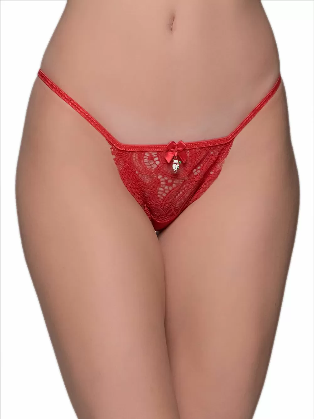 MILENA BY PARIS String - Απαλή Δαντέλα - Φάκελος Christmas - 2 Τεμάχια