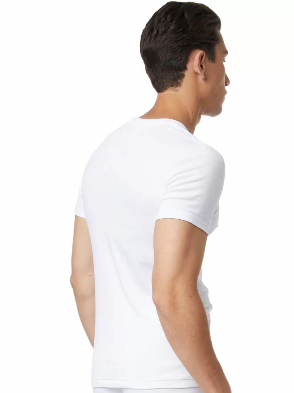 Minerva MicroCotton Αντρική Φανέλα T-Shirt Comfort Σχήμα V - Συσκευασία με 2