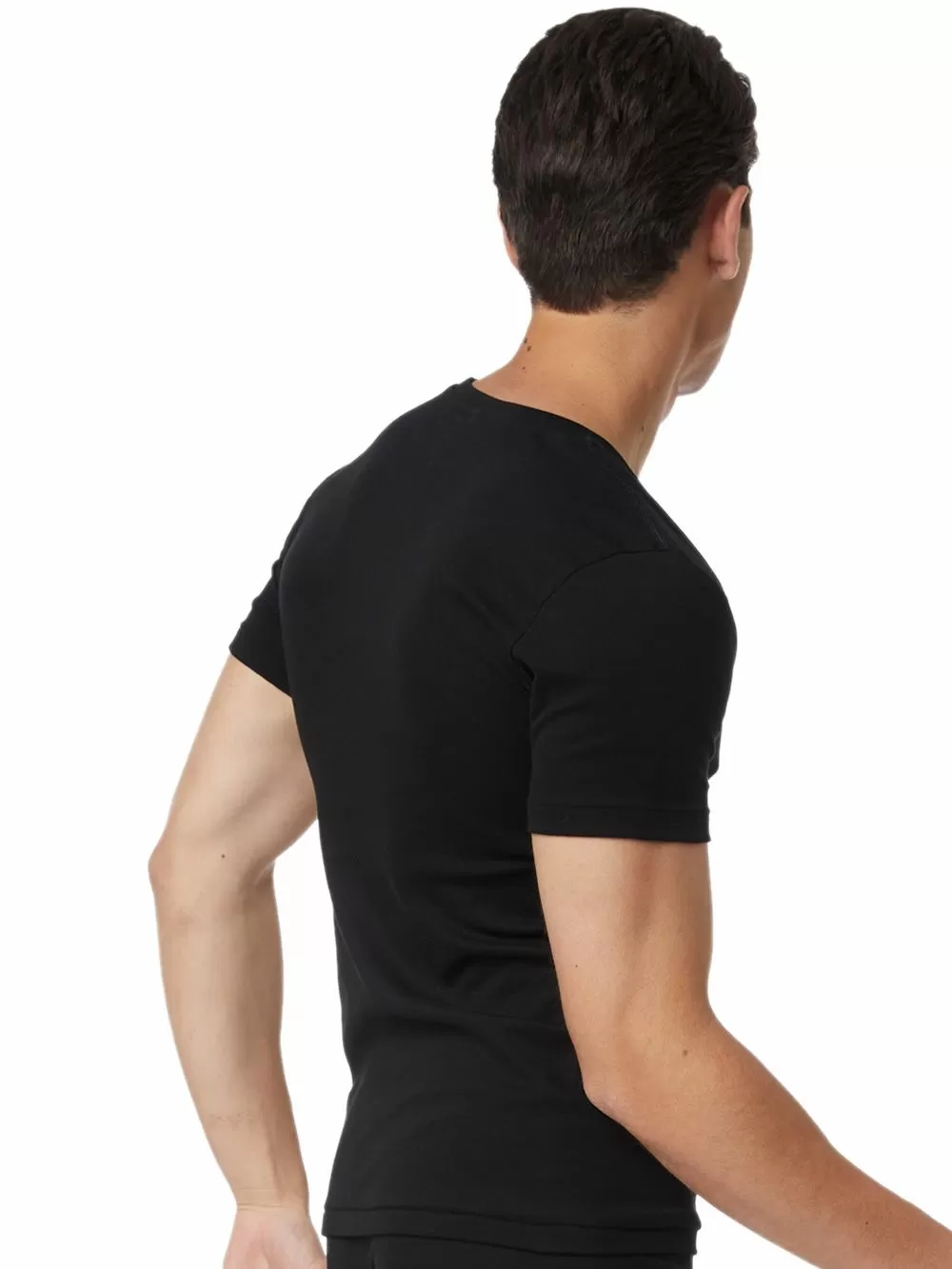 Minerva MicroCotton Αντρική Φανέλα T-Shirt Comfort Σχήμα V - Συσκευασία με 2