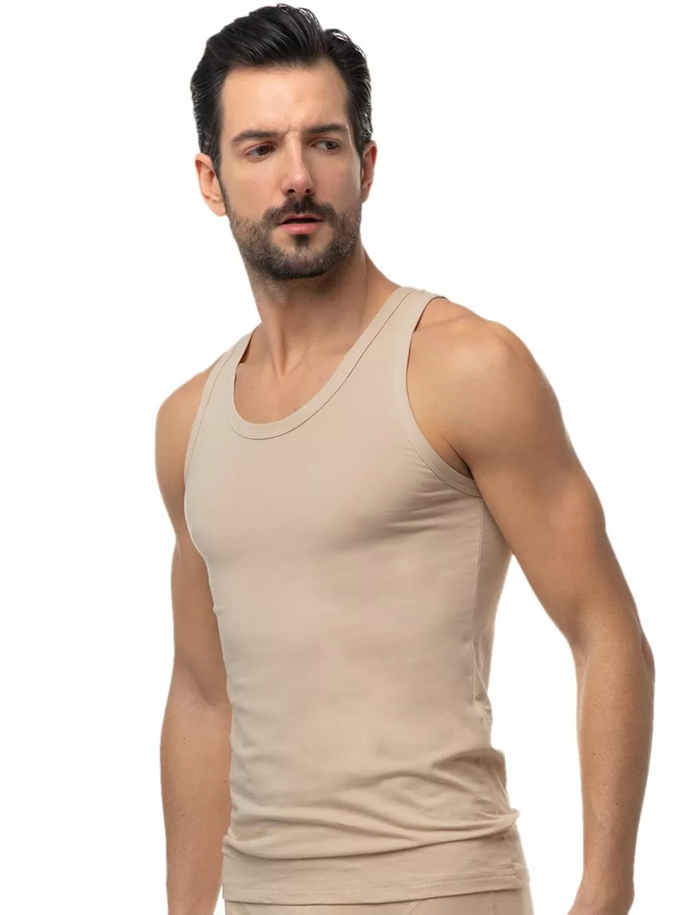 Minerva Ανδρική Φανέλα Sporties με Τιράντα - Βαμβακερή - Πακέτο με 2