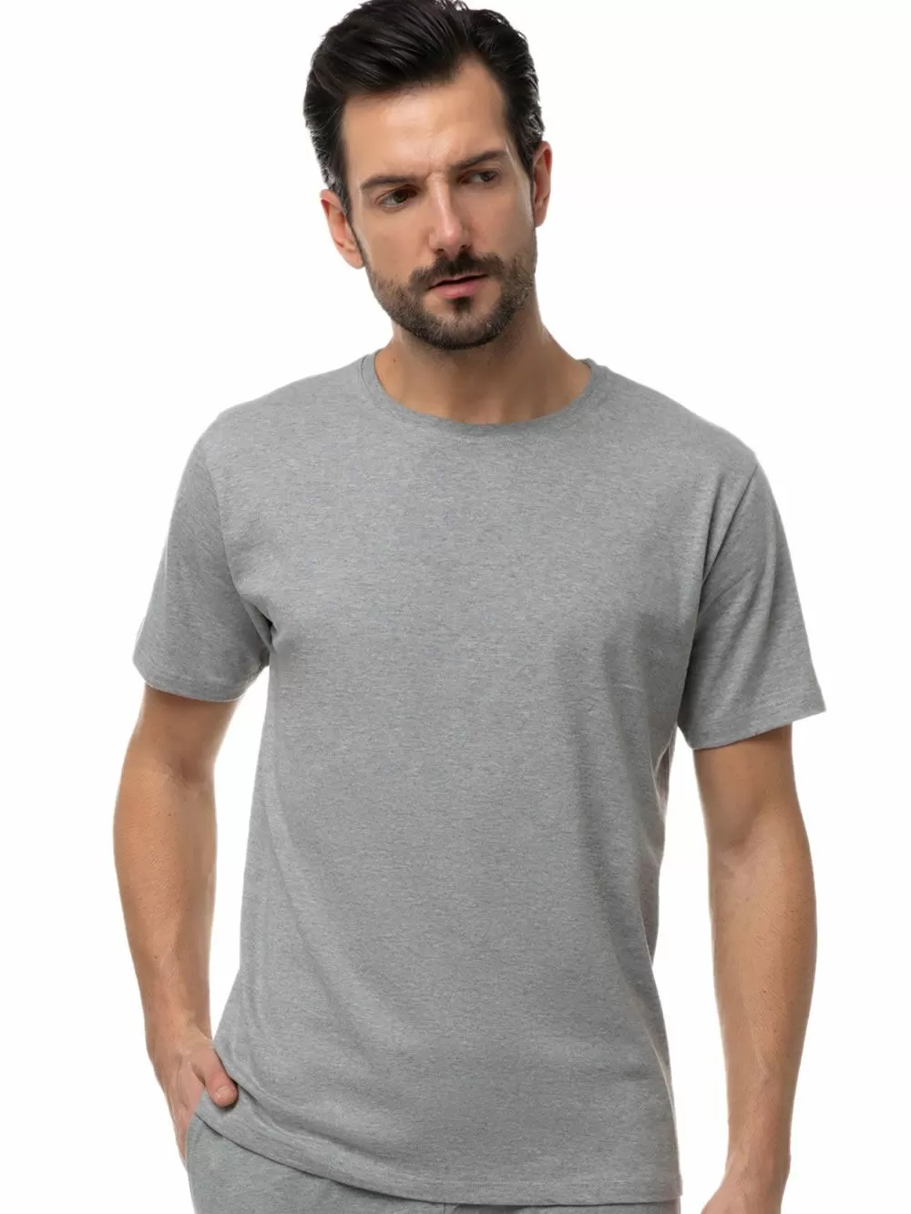 MINERVA Αντρική Μπλούζα T-Shirt σε Φαρδιά Γραμμή - 100% Βαμβακερή
