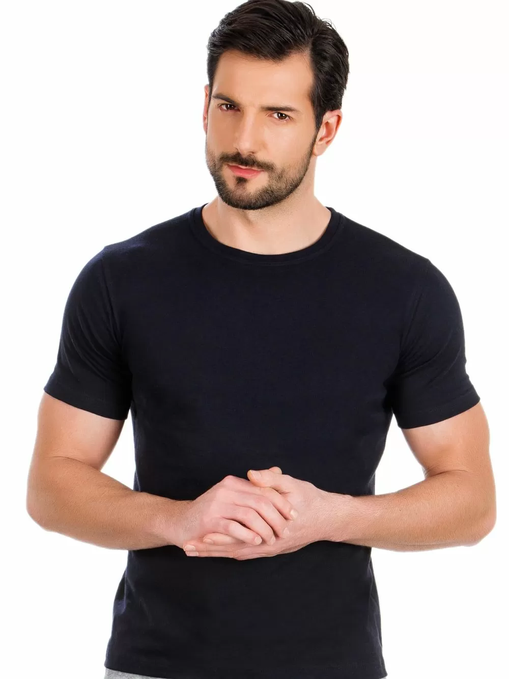 MINERVA Αντρική Μπλούζα T-Shirt σε Φαρδιά Γραμμή - 100% Βαμβακερή
