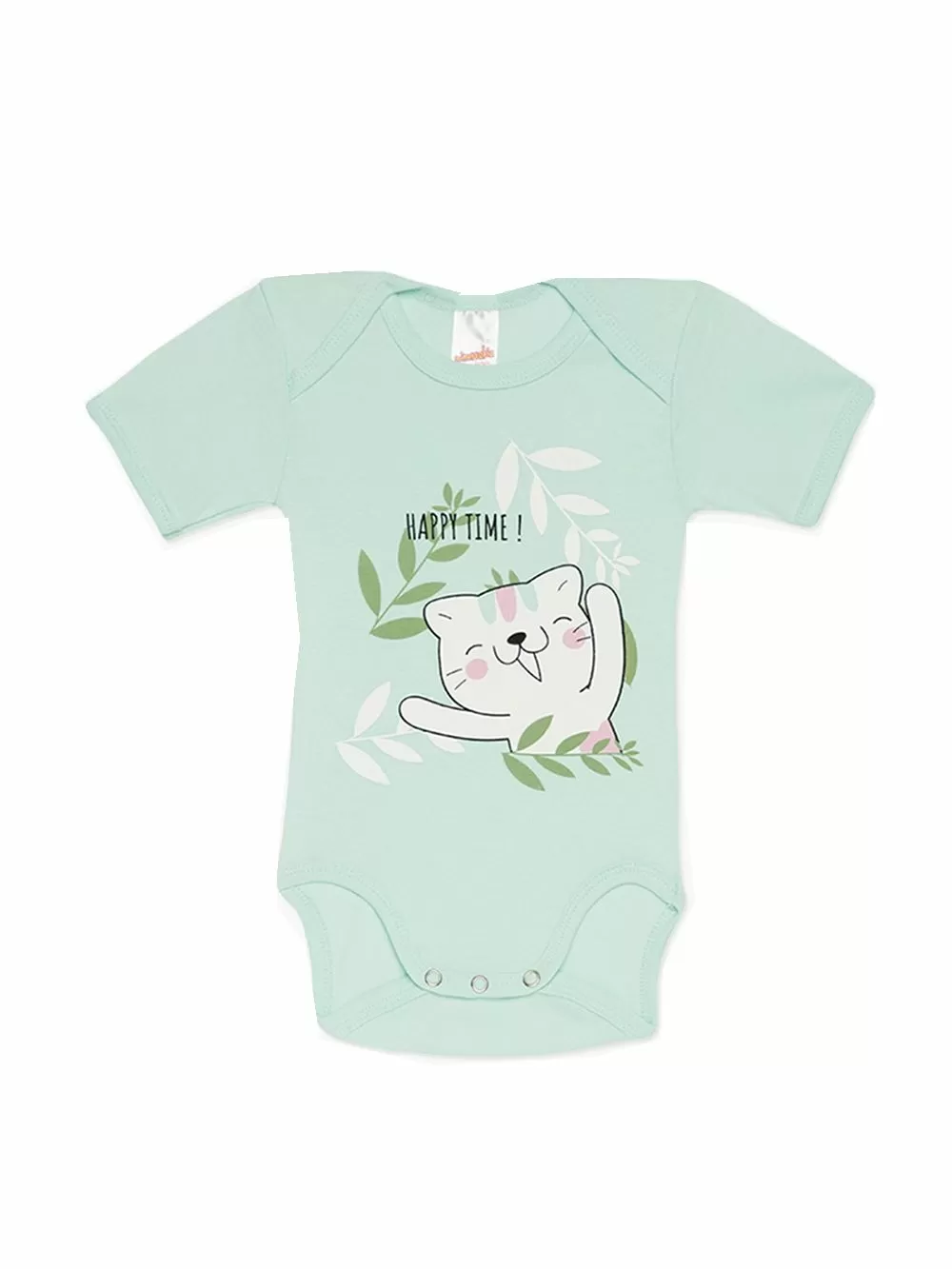 Βρεφικά Κορμάκια MINERVA για κορίτσι MEOW - 100% Αγνό Βαμβάκι - Πακέτο με 3