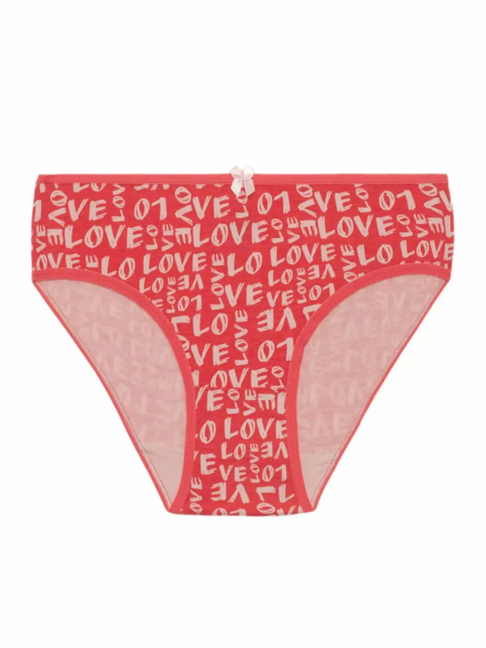 Εφηβικό Σλιπ MINERVA LOVE Floral - 100% Αγνό Βαμβάκι - Πακέτο με 3