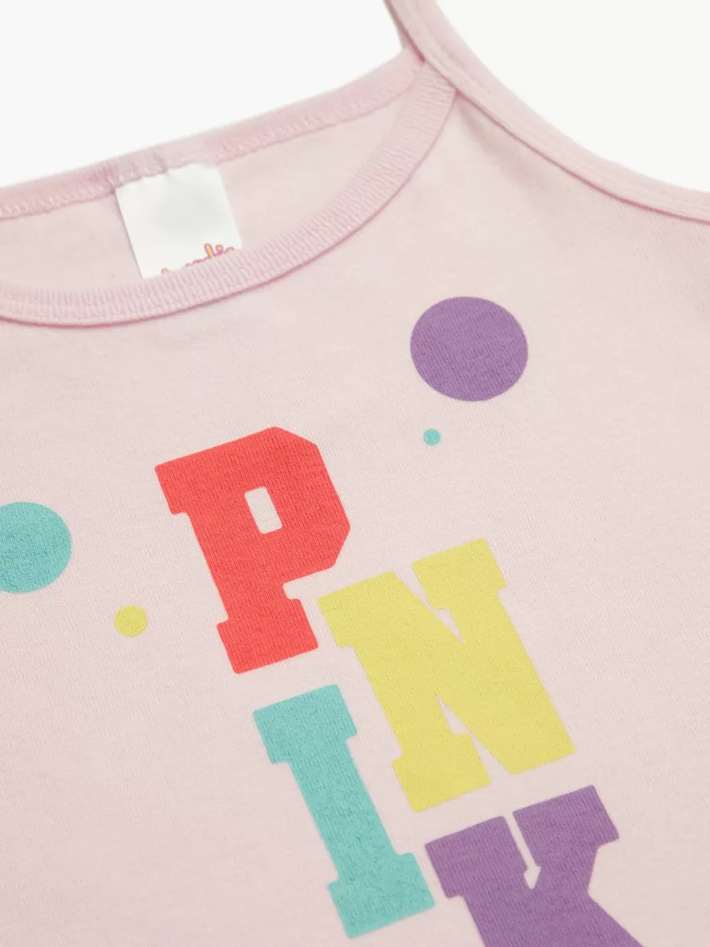 Εφηβική Φανέλα MINERVA για κορίτσι - Λεπτή Τιράντα - 100% Αγνό Βαμβάκι