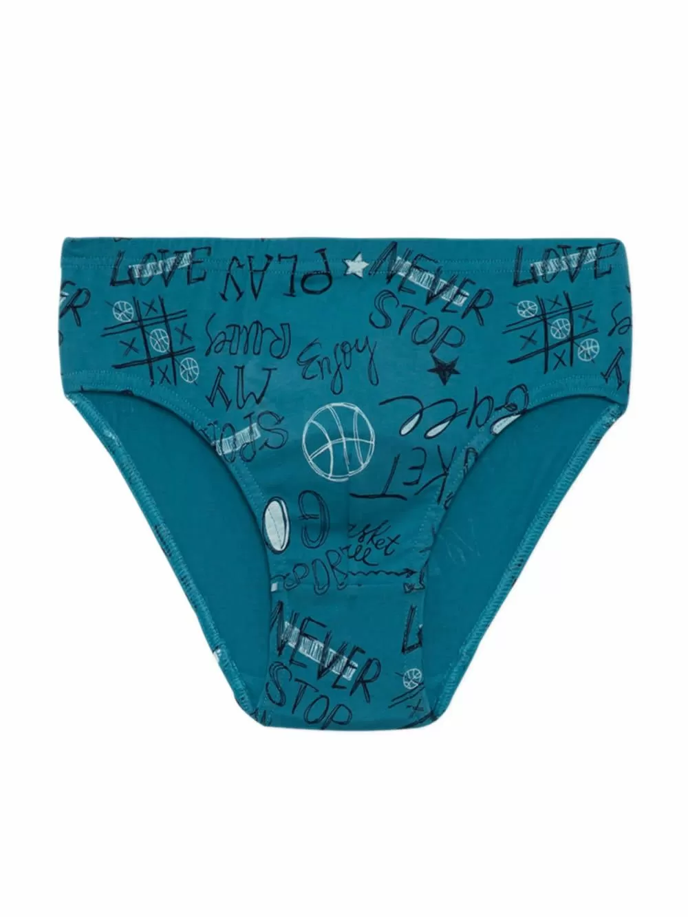 Παιδικό Σλιπ MINERVA για Αγόρι Basket - 100% Αγνό Βαμβάκι - Πακέτο με 3