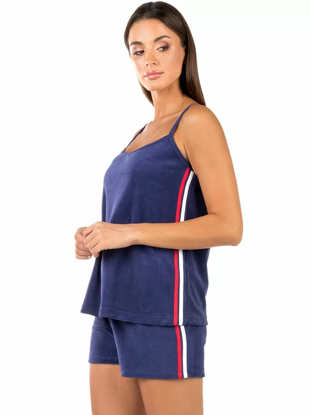 MINERVA Γυναικείο Τοπ Beachwear Frotte - Sport Look 