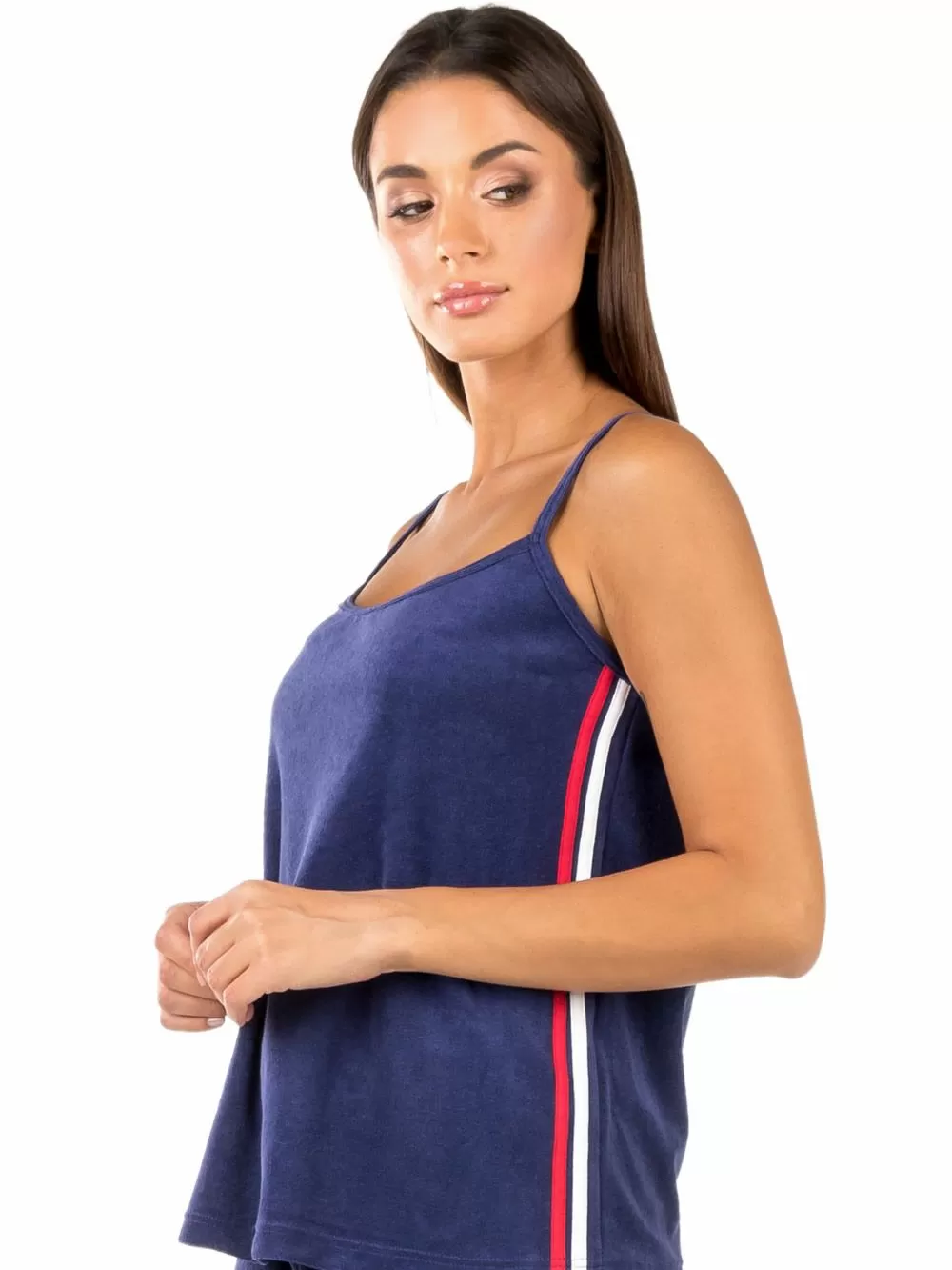 MINERVA Γυναικείο Τοπ Beachwear Frotte - Sport Look 