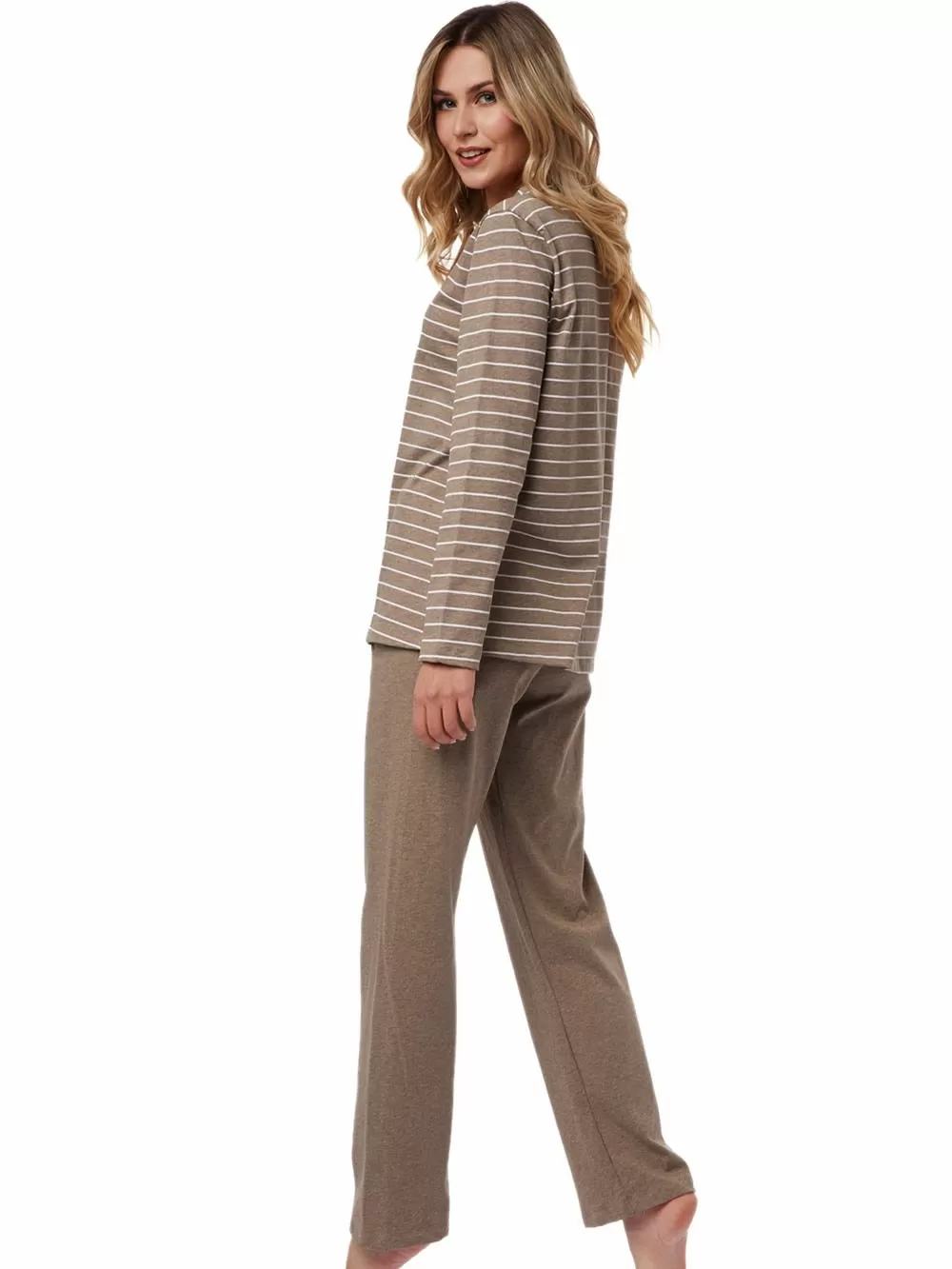 Πυτζάμα Γυναικεία MINERVA SLEEP -100% Βαμβάκι Interlock 