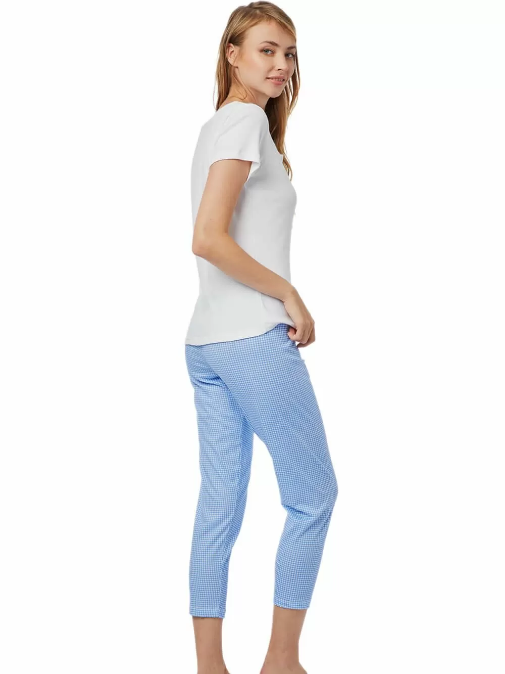 Γυναικεία Πυτζάμα MINERVA Lovely - 100% Βαμβακερή - Κουμπιά 