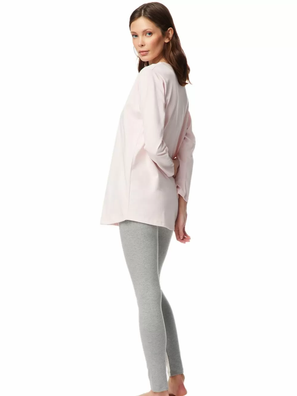 Γυναικεία Πυτζάμα MINERVA Wknd - 100% Βαμβάκι Interlock - Κολάν Παντελόνι