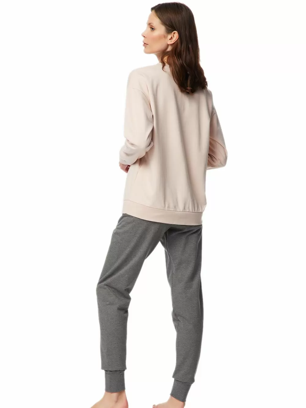 Γυναικεία Πυτζάμα MINERVA Dance Φούτερ - 100% Βαμβάκι Interlock