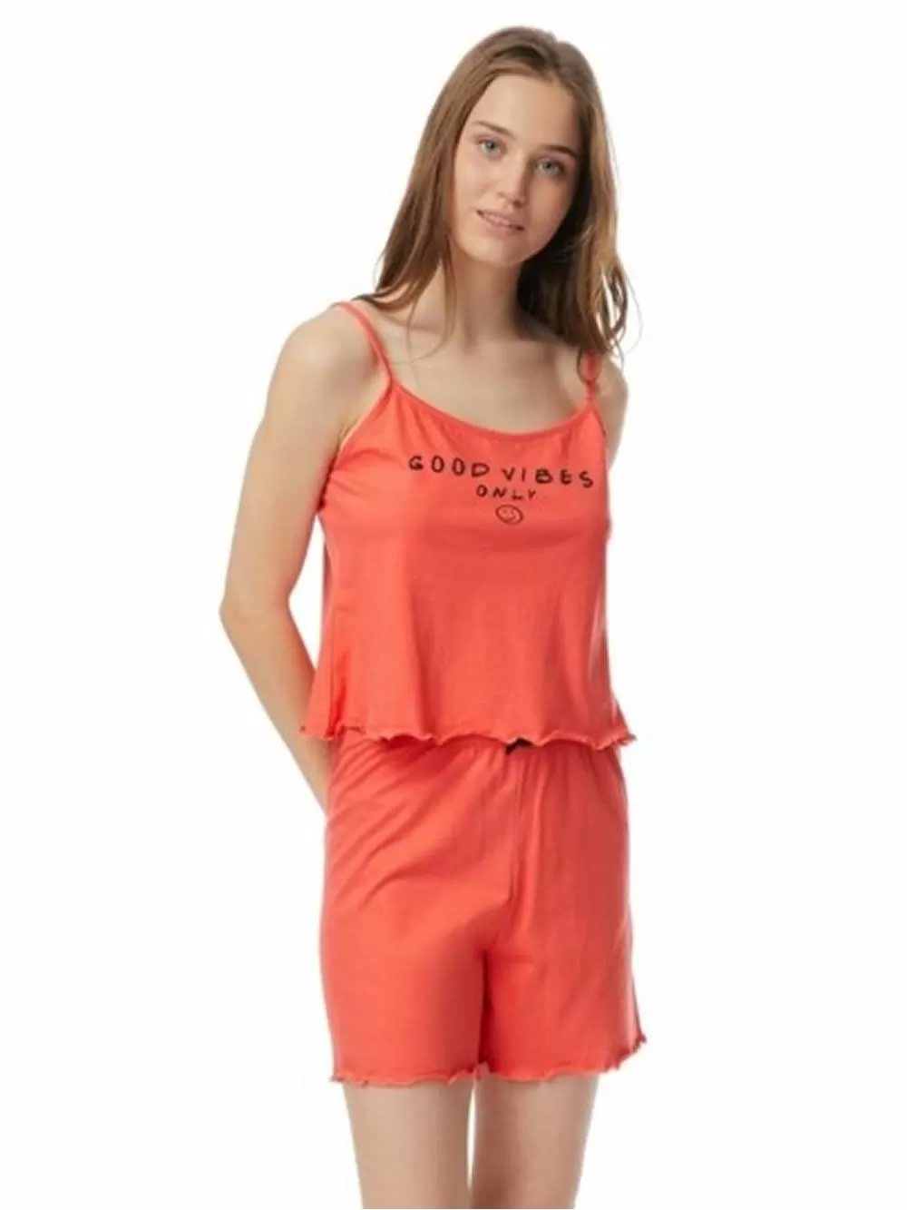 Γυναικεία Πυτζάμα MINERVA Sweet As Candy - 100% Βαμβακερή