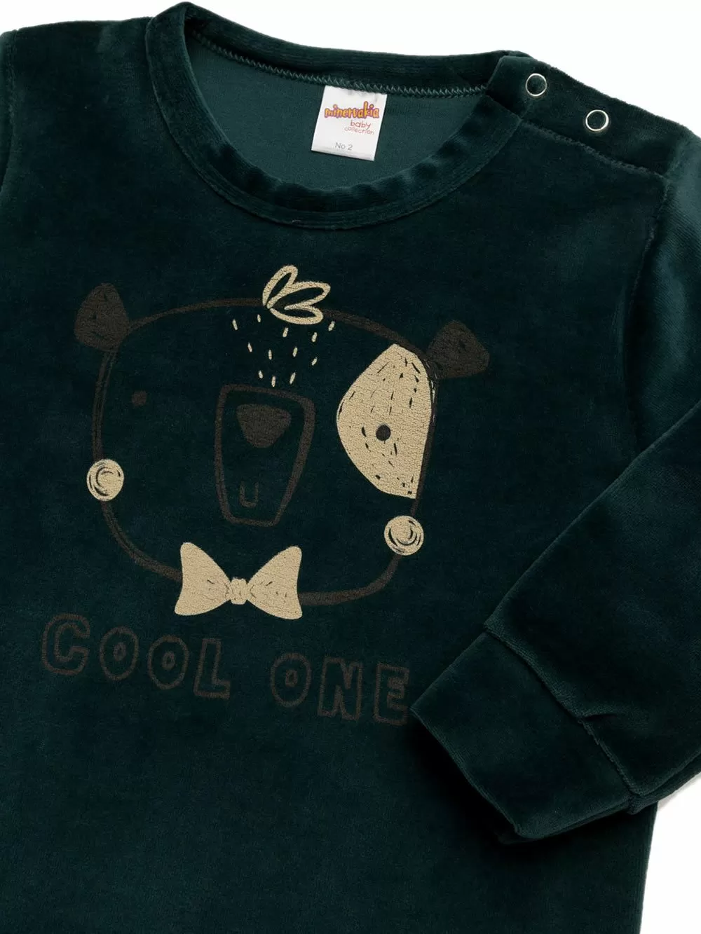 Βρεφική Πυτζάμα MINERVA COOL ONE  - Απαλό Βελούδο 