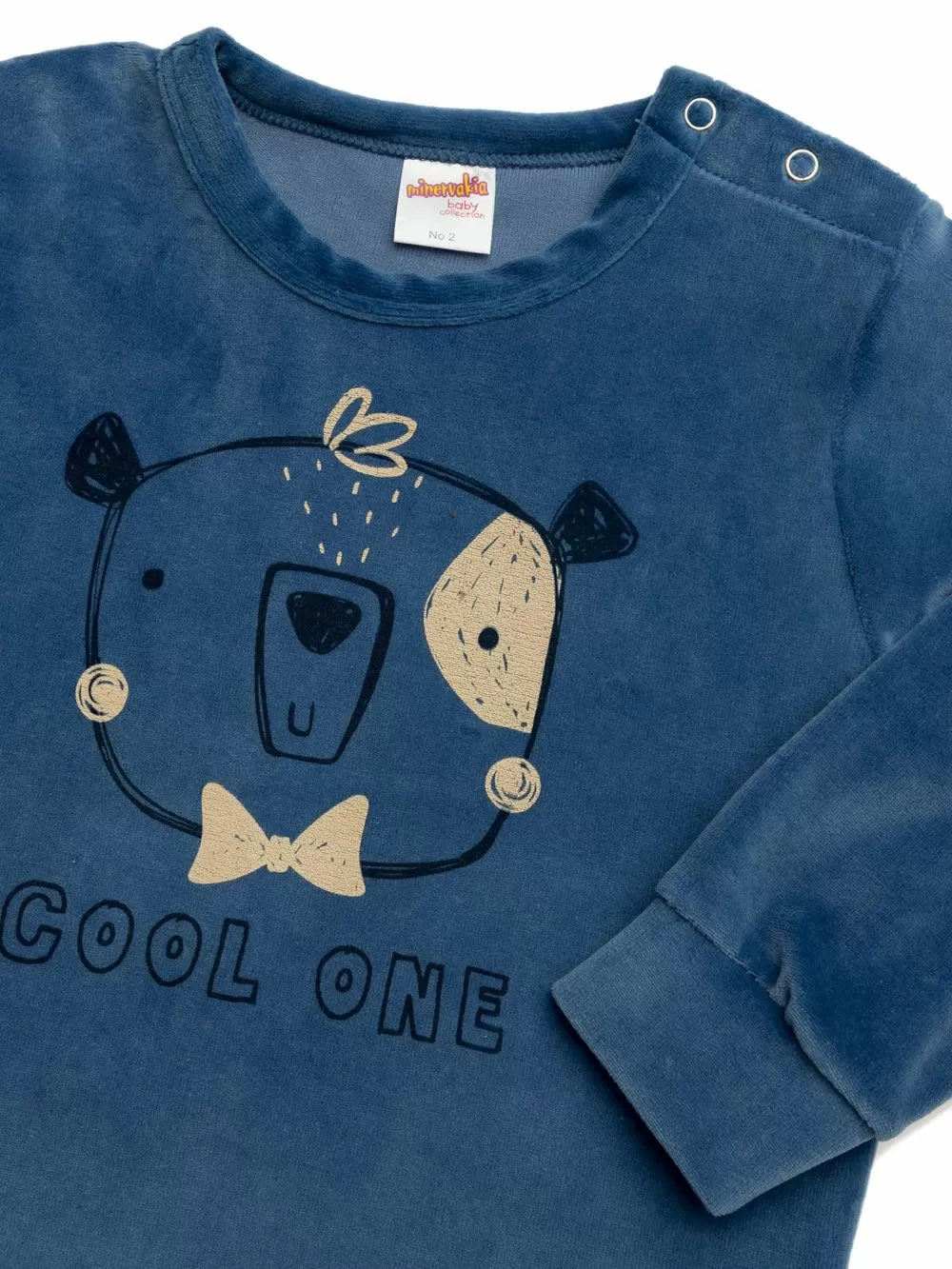 Βρεφική Πυτζάμα MINERVA Cool One - Απαλό Βελούδο 