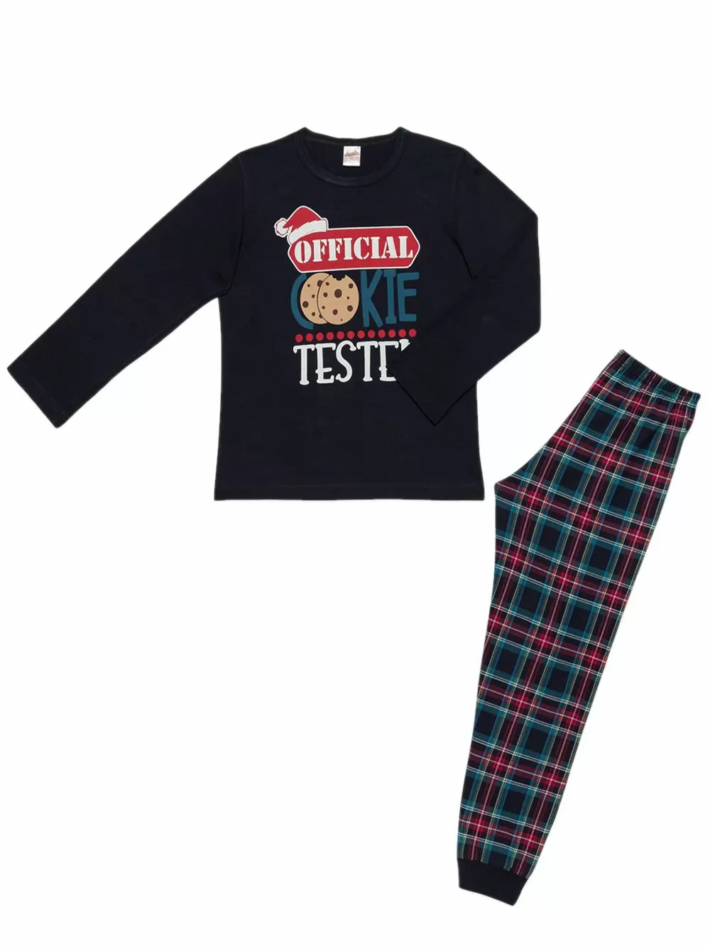 Παιδική Πυτζάμα MINERVA Xmas Cookie για αγόρι - 100% Aγνό Βαμβάκι