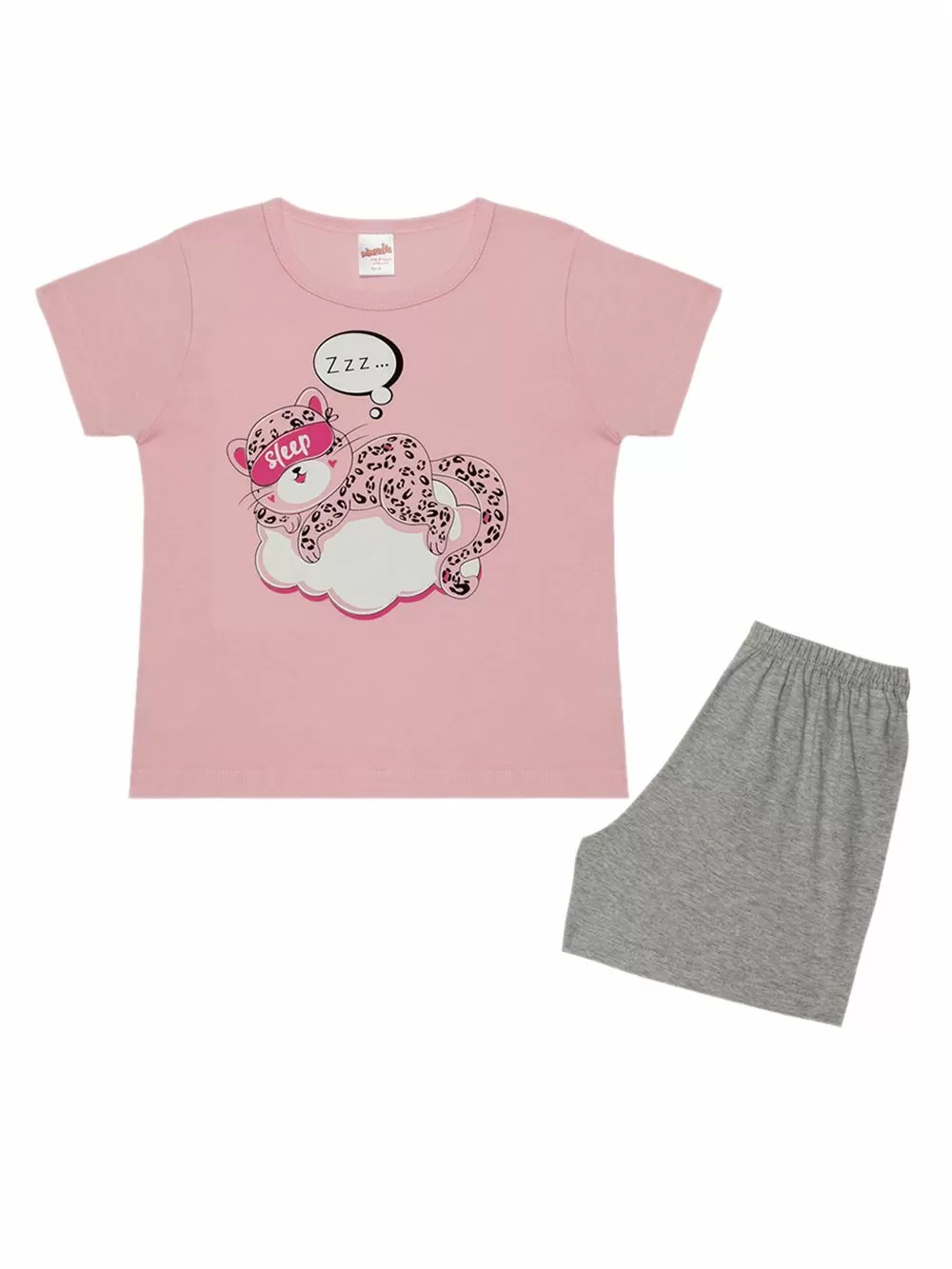 Παιδική Πυτζάμα MINERVA Sleepy Cats -100% Αγνό Βαμβάκι