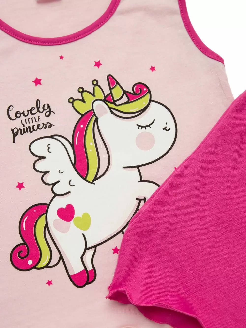 Βρεφική Πυτζάμα MINERVA για Κορίτσι Unicorn - 100% Αγνό Βαμβάκι