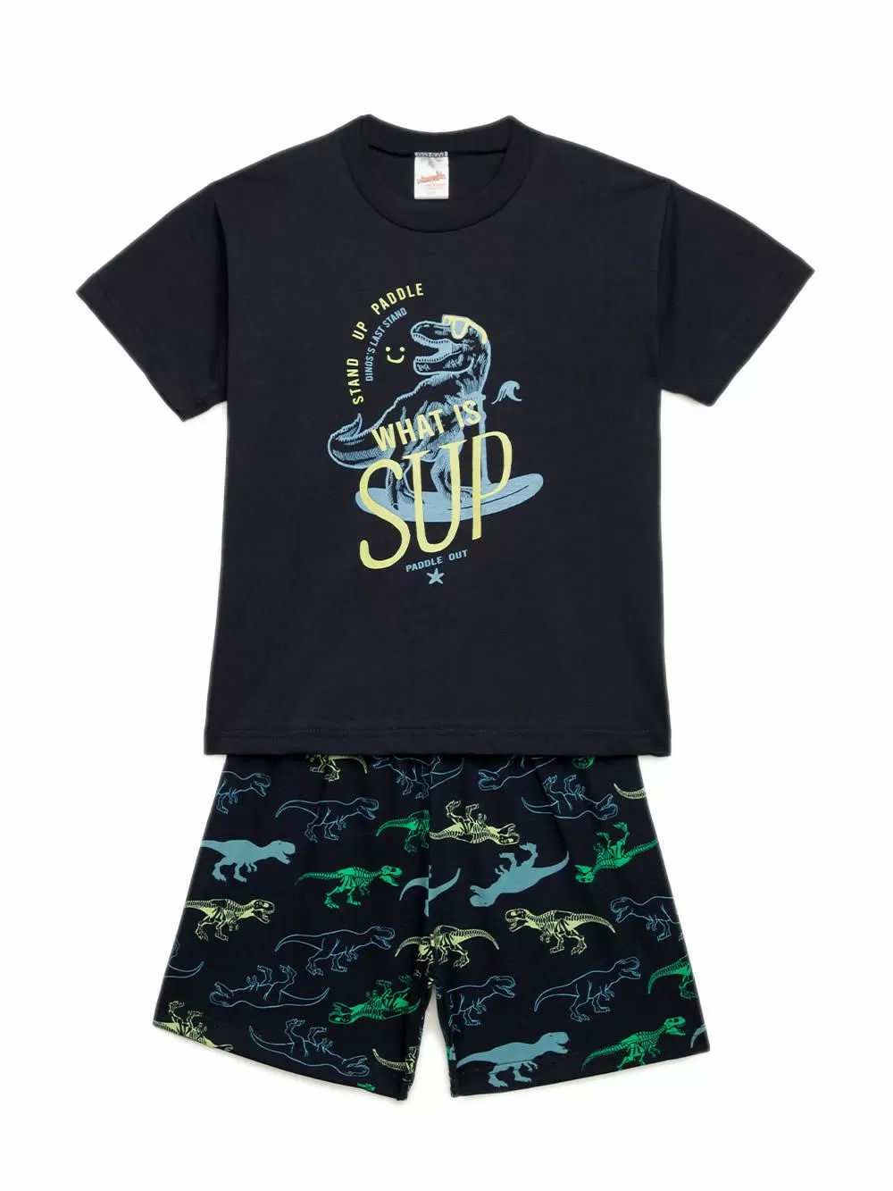 Εφηβική Πυτζάμα MINERVA για Αγόρι Dino Vibes - 100% Aγνό Βαμβάκι