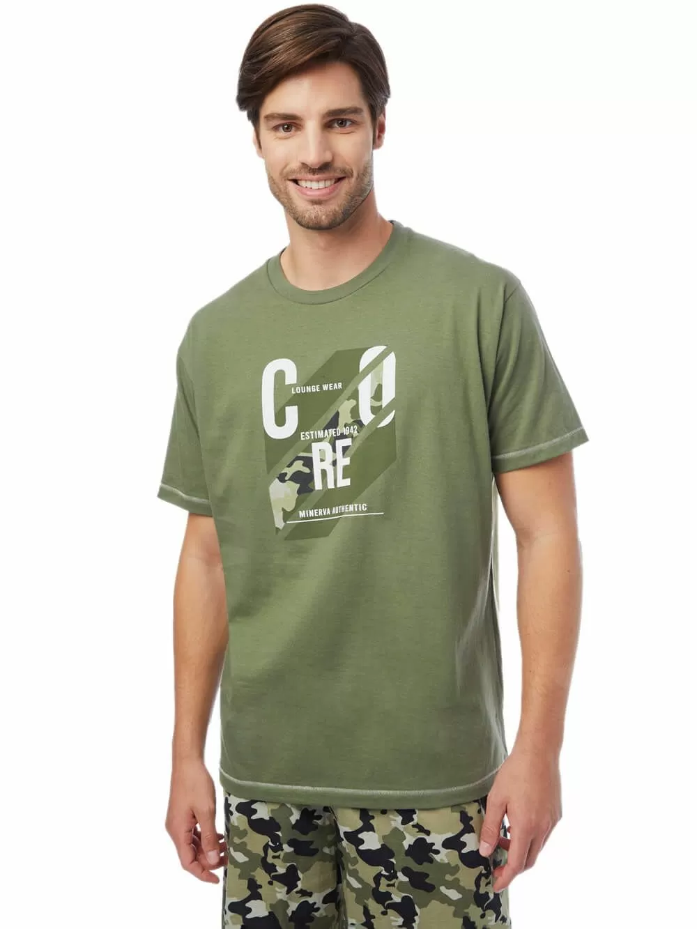 Ανδρική Πυτζάμα MINERVA Core - 100% Βαμβακερή 