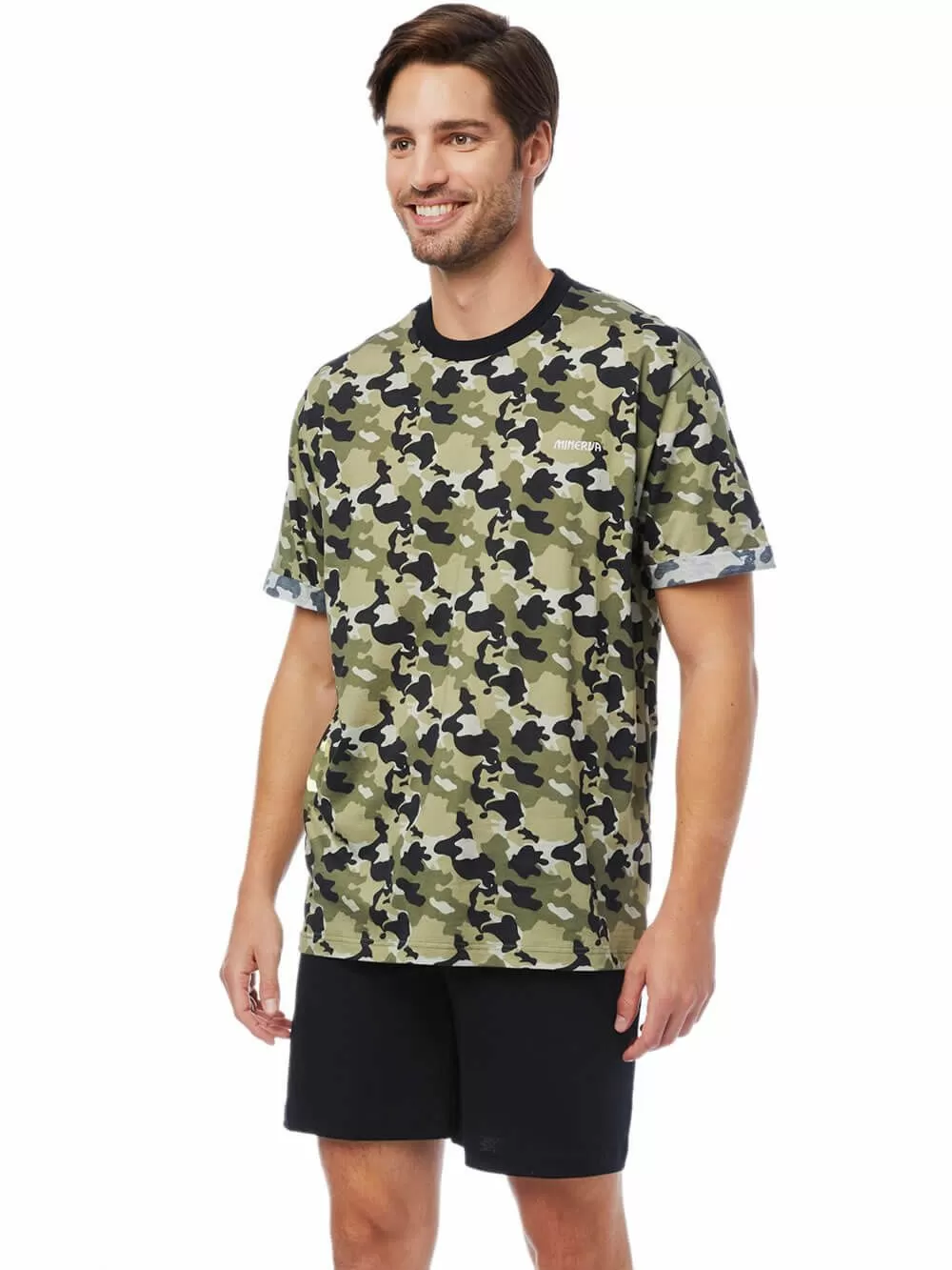Ανδρική Πυτζάμα MINERVA Camo - 100% Βαμβακερή 