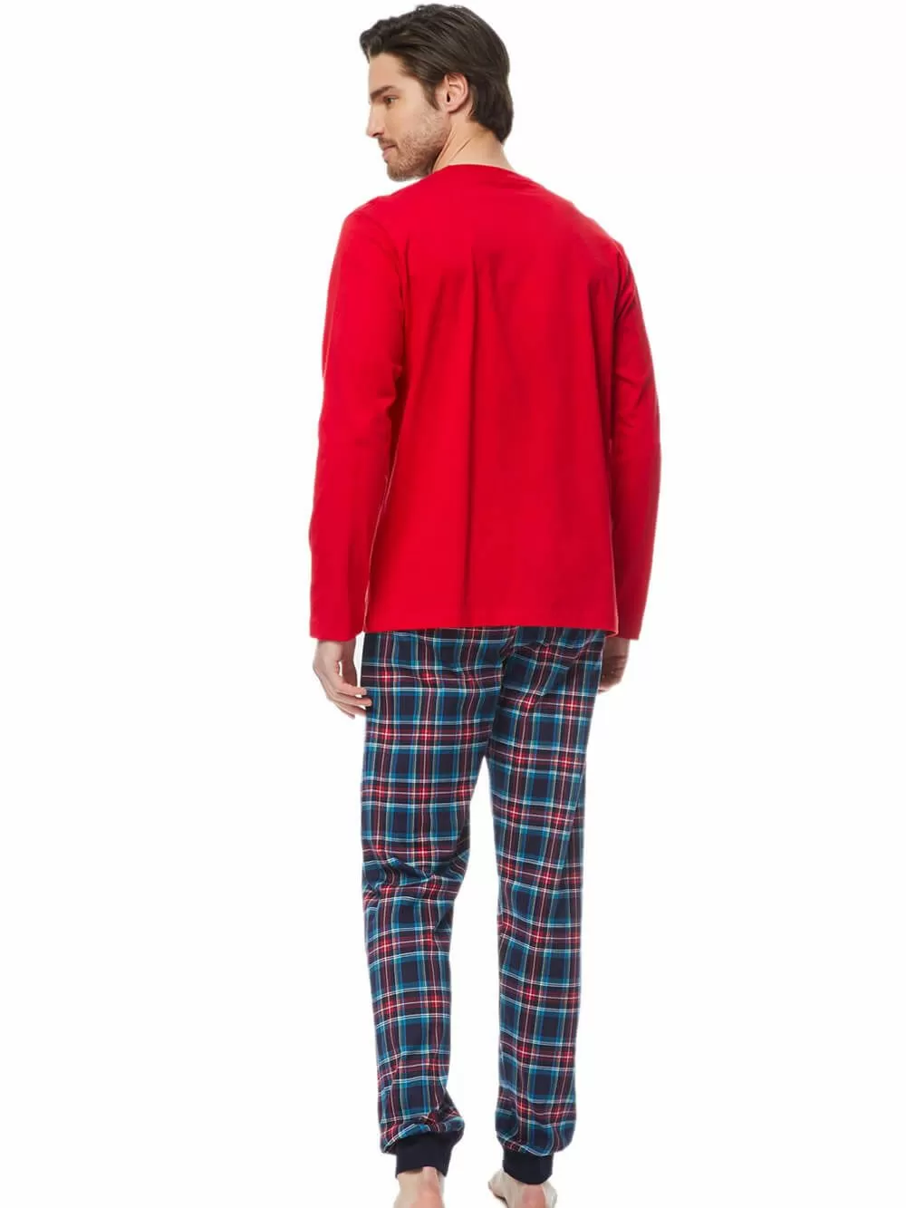 Ανδρική Πυτζάμα MINERVA XMAS COOKIE - 100% Βαμβάκι Interlock