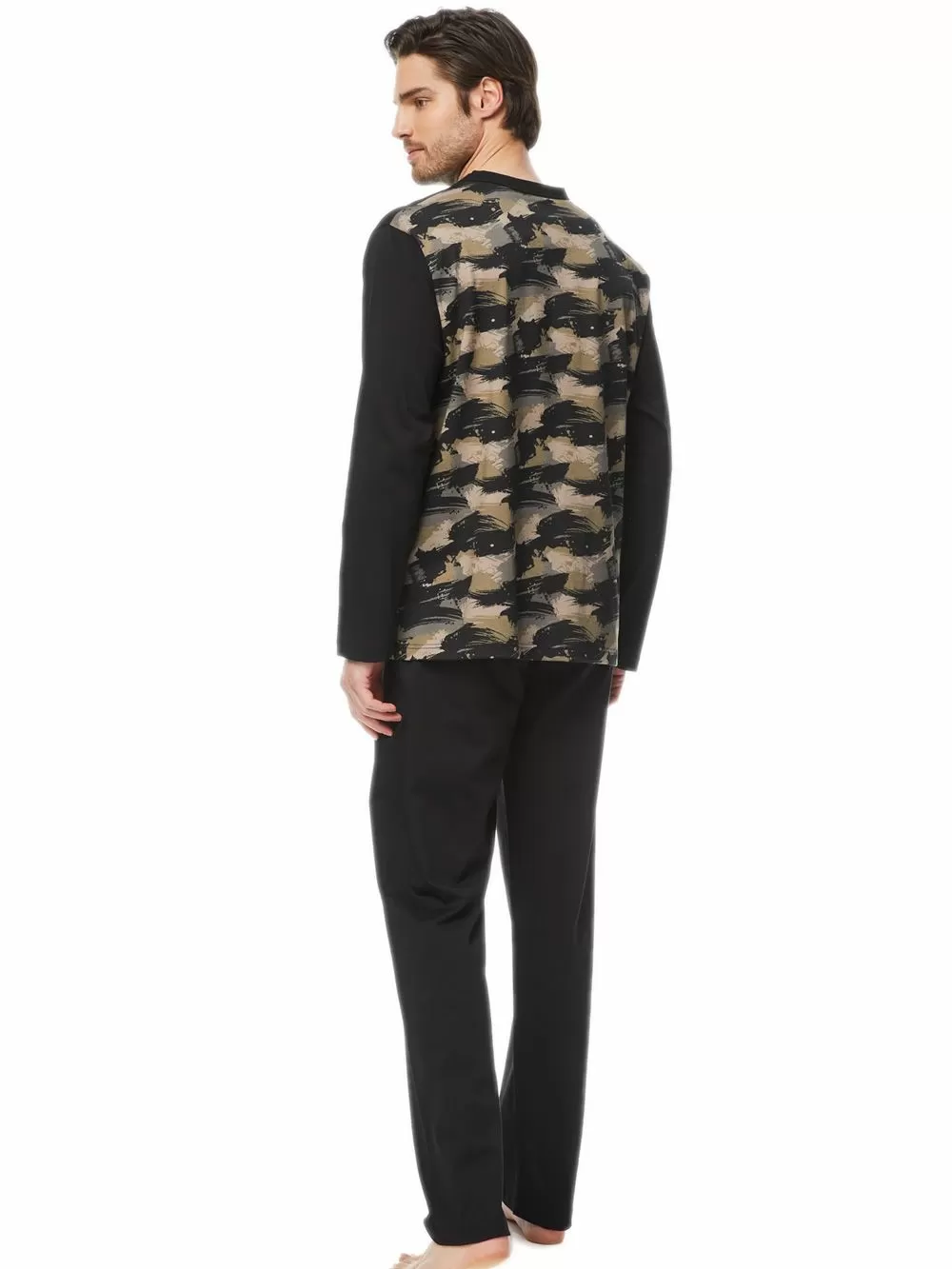 Ανδρική Πυτζάμα MINERVA Camo - 100% Βαμβάκι Interlock