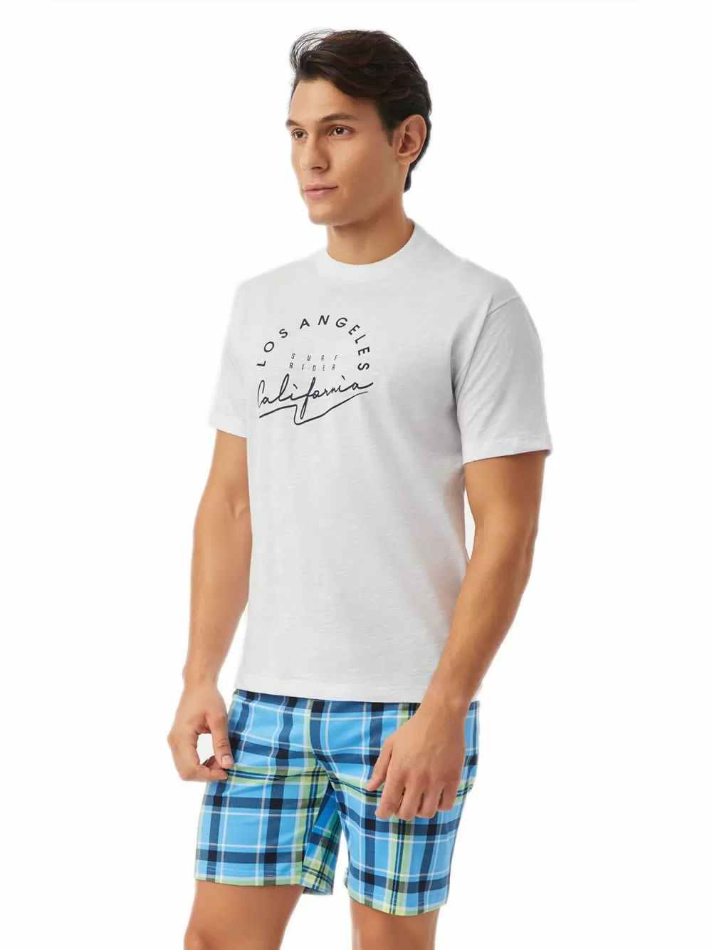 Ανδρική Πυτζάμα MINERVA Los Angeles - 100% Βαμβακερή 