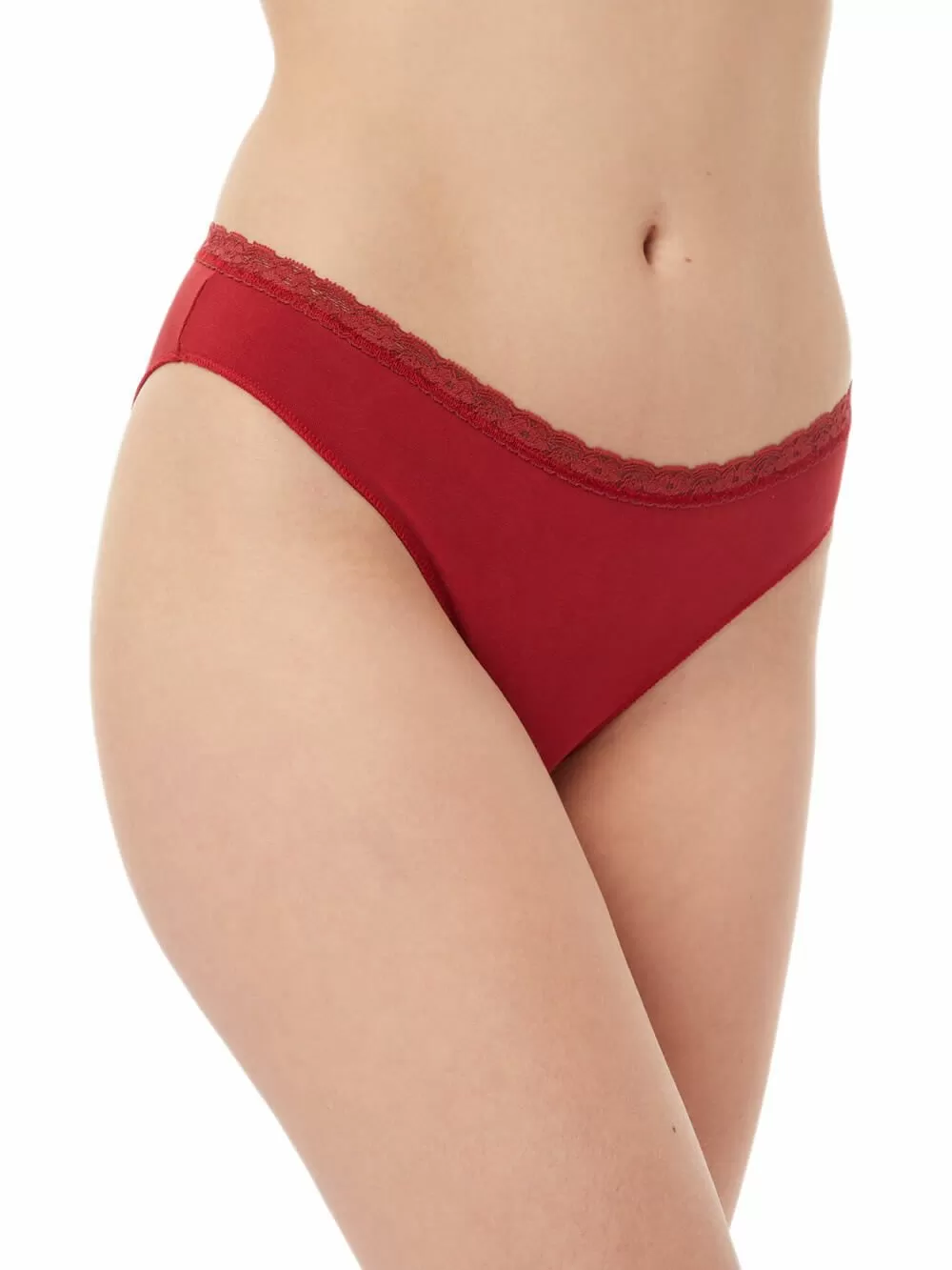 MINERVA Slip Ψηλό Φαρδύ 857 - Απαλό Modal & Δαντέλα - Αόρατα Λάστιχα - 2 Τεμάχια 