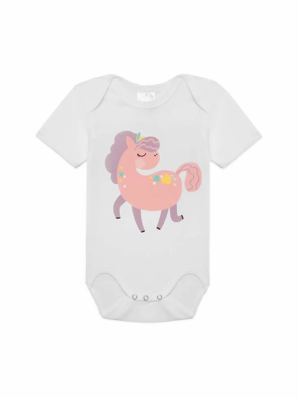 Βρεφικά Κορμάκια MINERVA Cute για Κορίτσι - 100% Αγνό Βαμβάκι - Πακέτο με 4