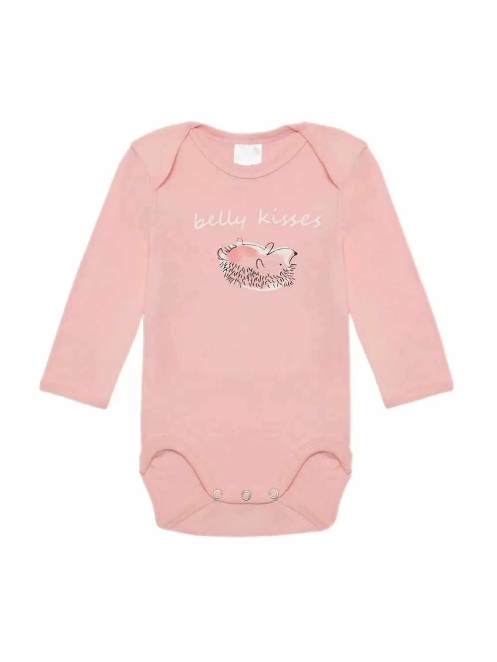 Βρεφικά Κορμάκια MINERVA Belly Kisses για Κορίτσι - 100% Αγνό Βαμβάκι - Πακέτο με 2
