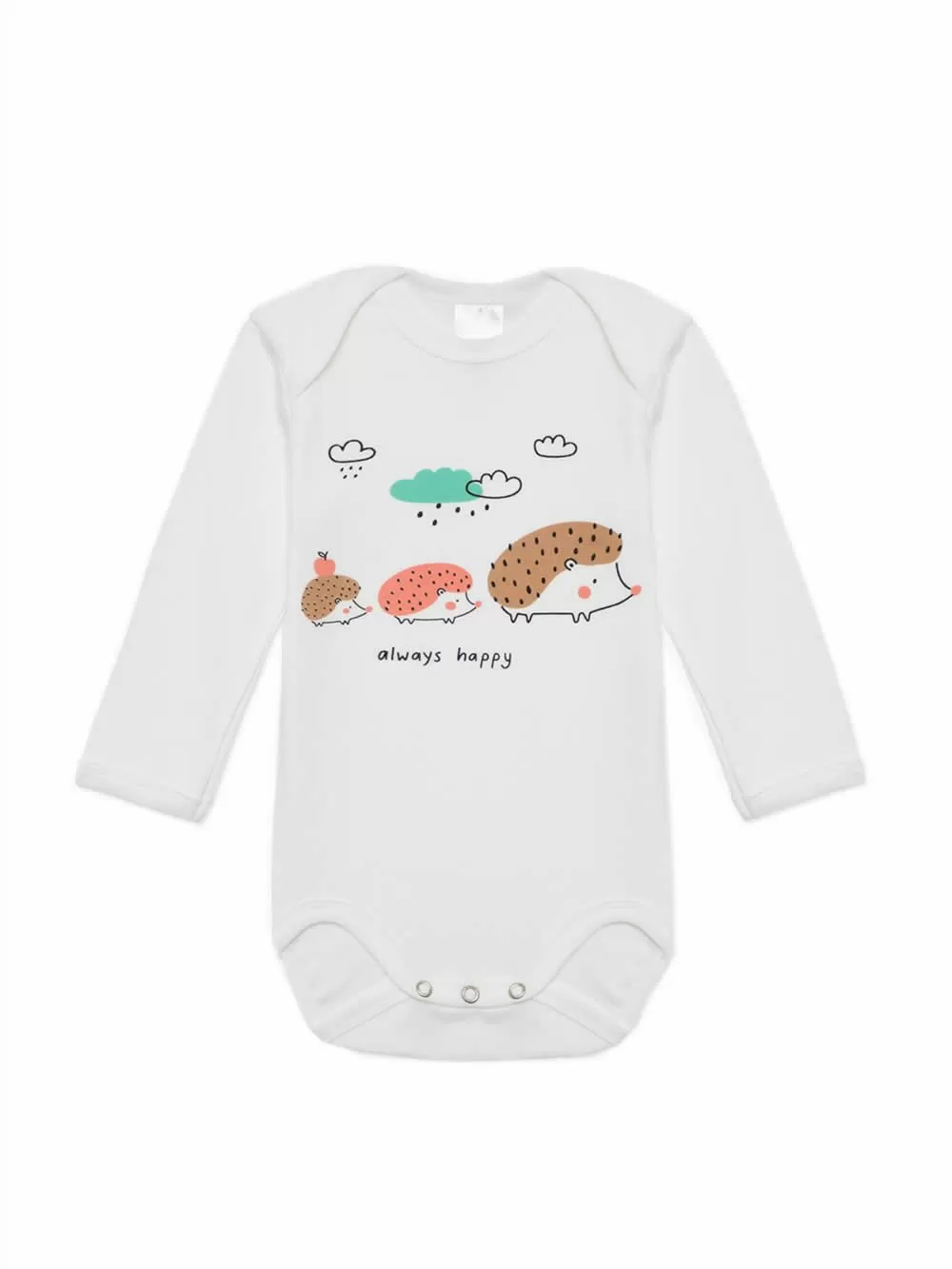 Βρεφικά Κορμάκια MINERVA Belly Kisses για Κορίτσι - 100% Αγνό Βαμβάκι - Πακέτο με 2