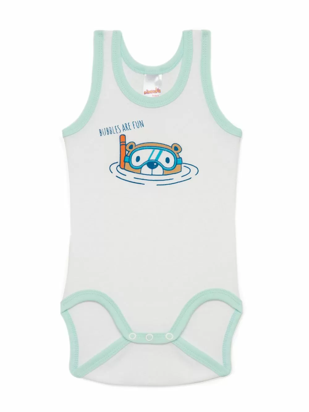 Βρεφικά Κορμάκια MINERVA Best Bro για Αγόρι - 100% Αγνό Βαμβάκι - Πακέτο με 2