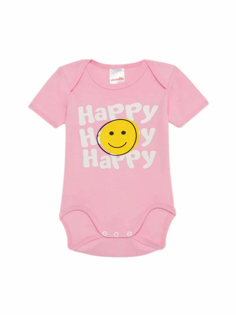 Βρεφικά Κορμάκια MINERVA Happy Smile για Κορίτσι - 100% Αγνό Βαμβάκι - Πακέτο με 2