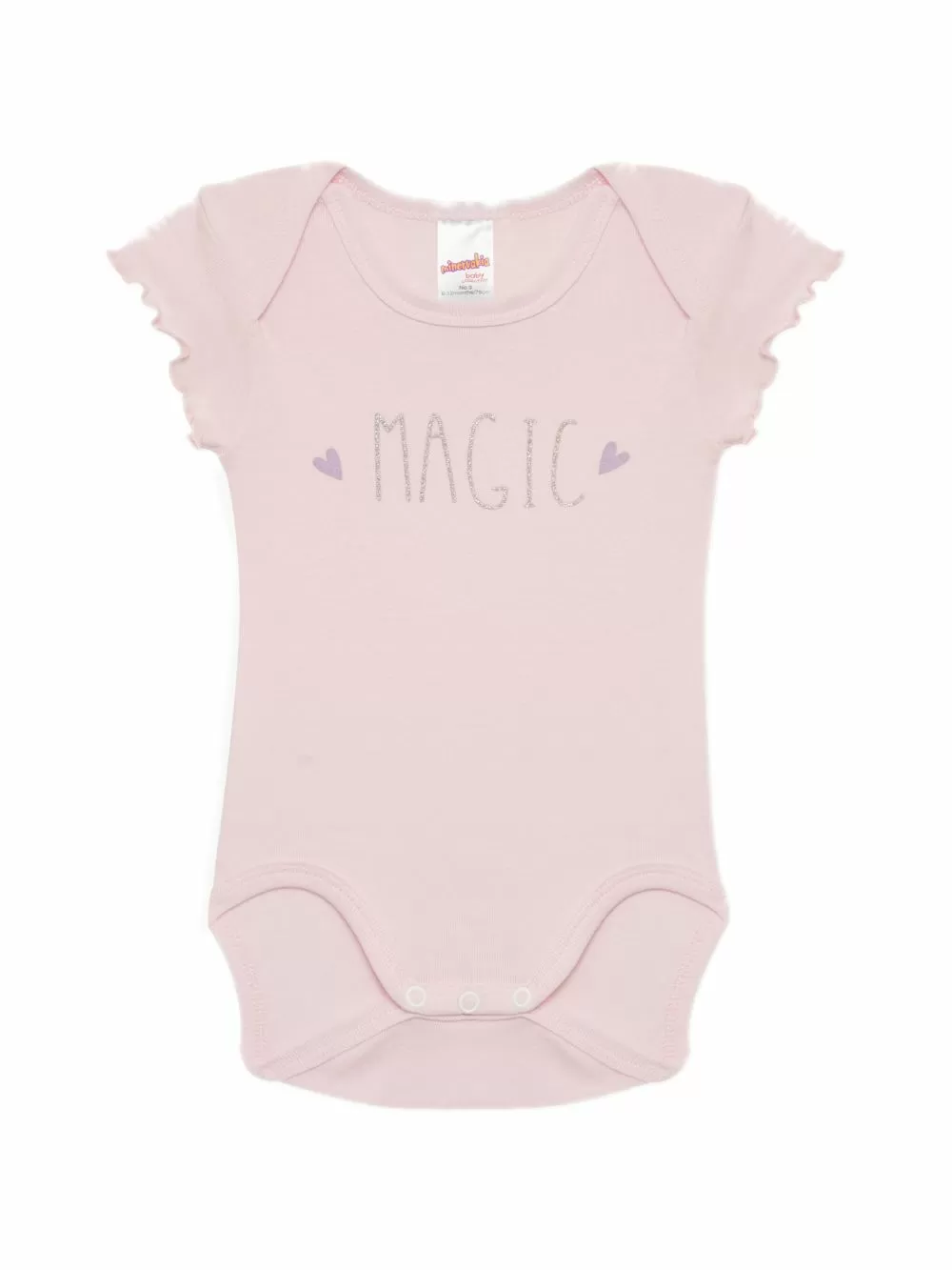 Βρεφικά Κορμάκια MINERVA Magic για Κορίτσι - 100% Αγνό Βαμβάκι - Πακέτο με 3