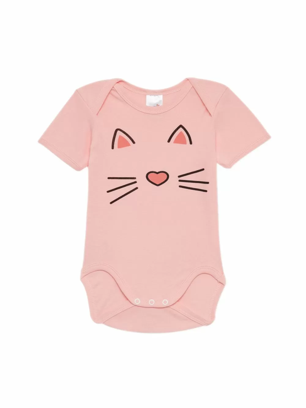 Βρεφικά Κορμάκια MINERVA Kitty για Κορίτσι - 100% Αγνό Βαμβάκι - Πακέτο με 4