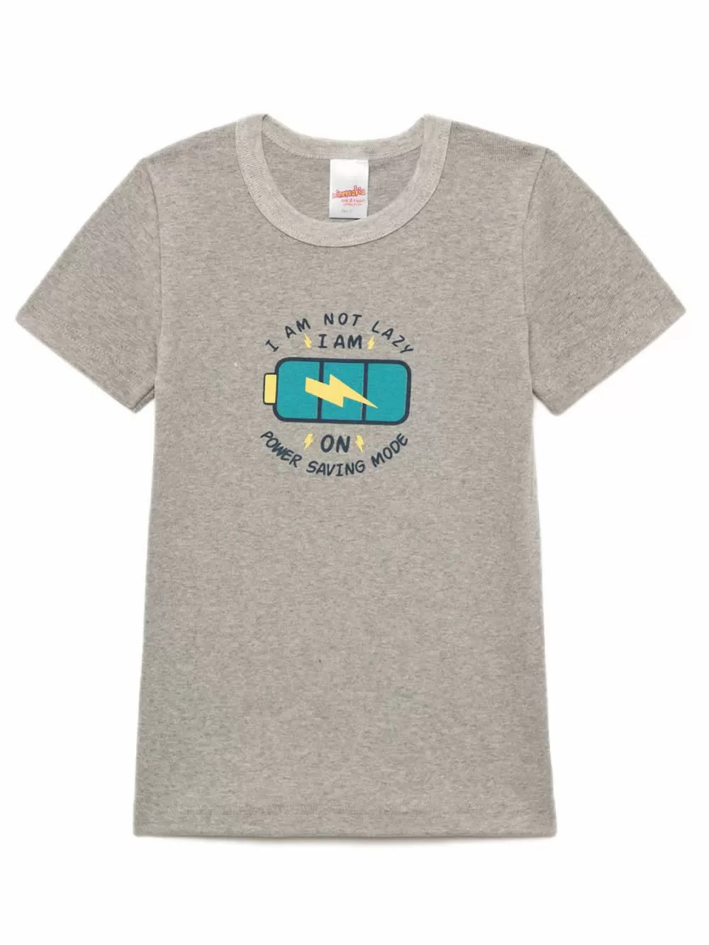 Εφηβική Φανέλα MINERVA Power Saving για Αγόρι - Κοντό Μανίκι - 100% Βαμβακερή 