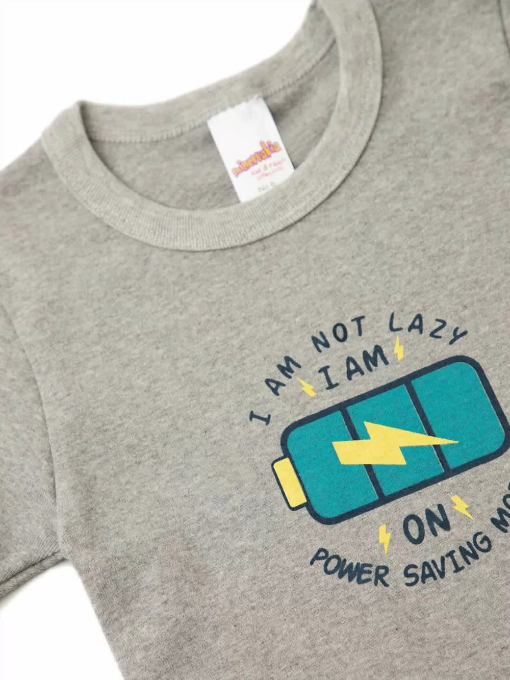 Εφηβική Φανέλα MINERVA Power Saving για Αγόρι - Κοντό Μανίκι - 100% Βαμβακερή 