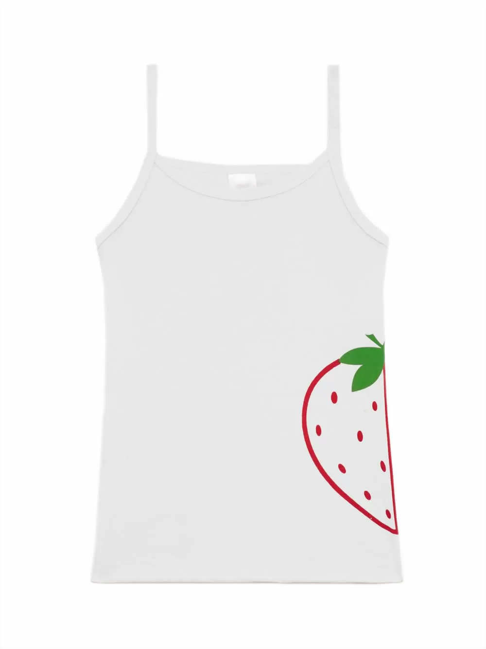 Παιδική Φανέλα MINERVA για Κορίτσι Strawberry - Λεπτή Τιράντα - 100% Αγνό Βαμβάκι