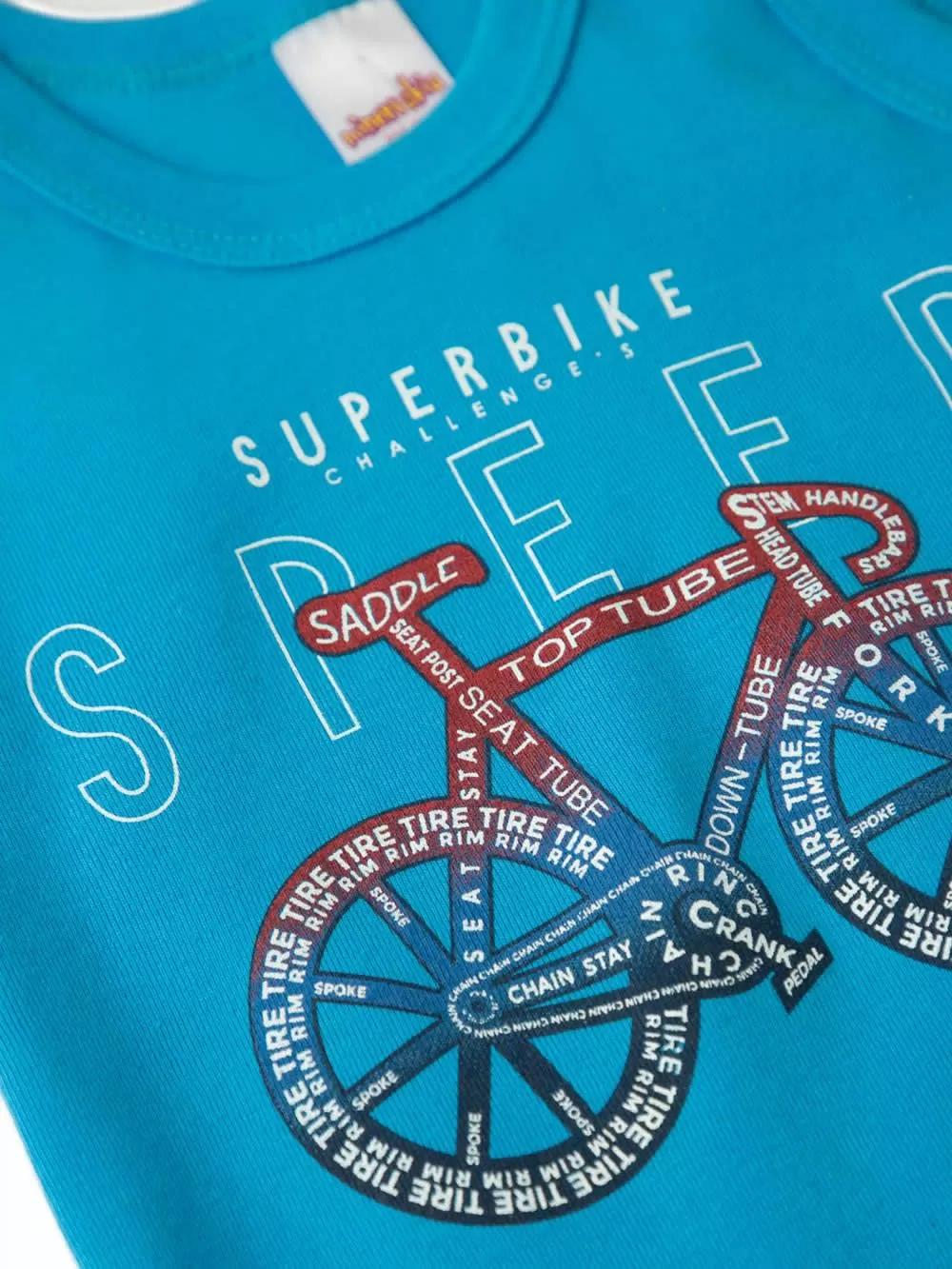 Εφηβική Φανέλα MINERVA για Αγόρι Bike - Λεπτή Τιράντα - 100% Βαμβακερή 
