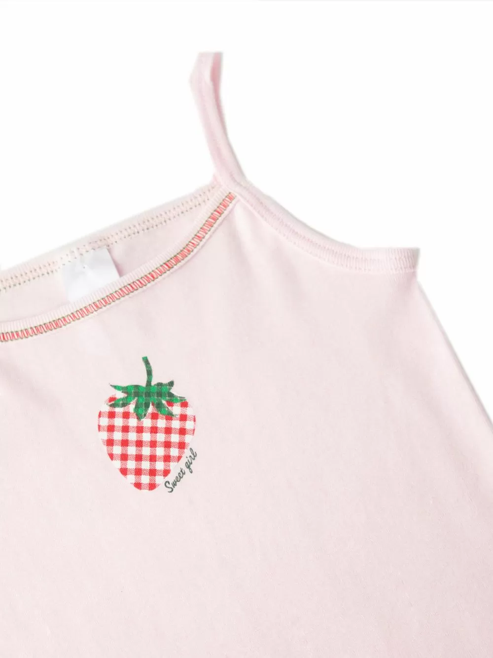 Εφηβική Φανέλα MINERVA για Κορίτσι Strawberry - Λεπτή Τιράντα - 100% Αγνό Βαμβάκι