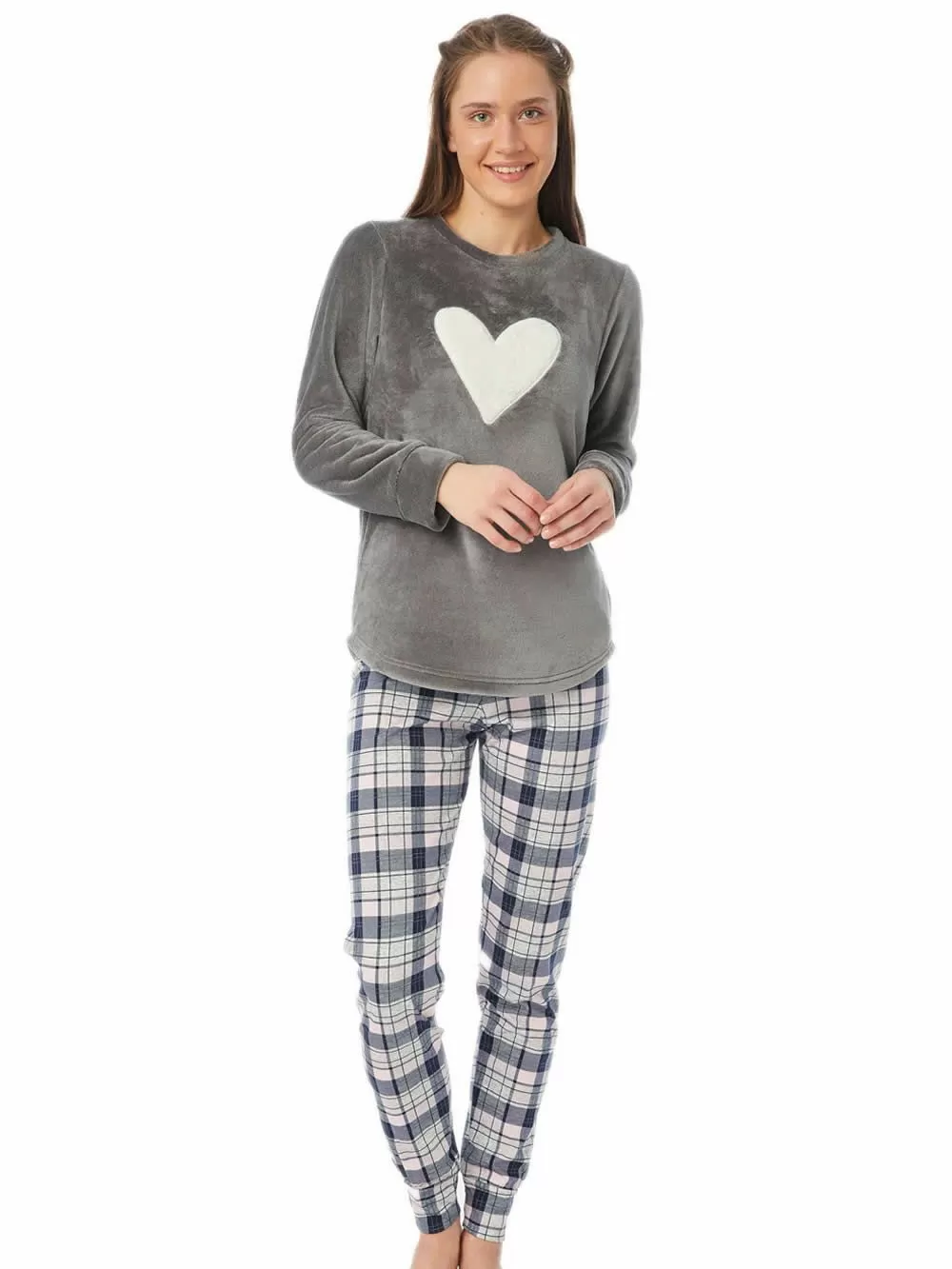 Γυναικεία Πυτζάμα MINERVA Relax - Ζεστό Fleece & Βαμβάκι