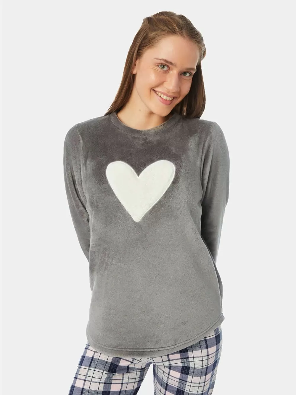 Γυναικεία Πυτζάμα MINERVA Relax - Ζεστό Fleece & Βαμβάκι