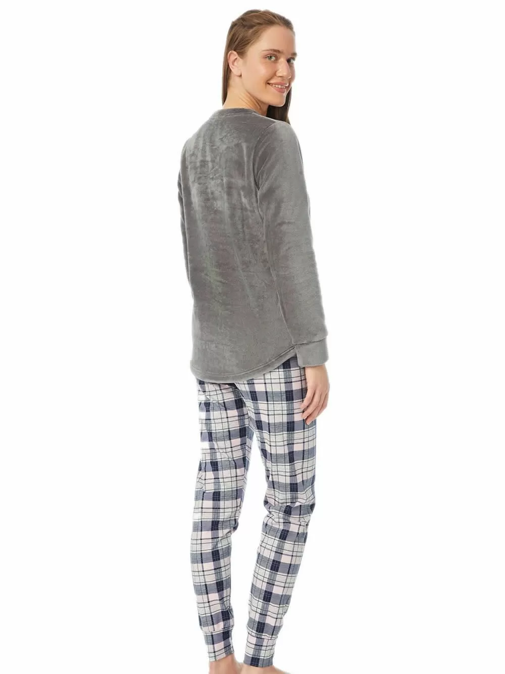Γυναικεία Πυτζάμα MINERVA Relax - Ζεστό Fleece & Βαμβάκι