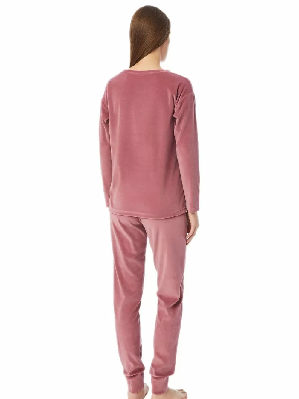 Πυτζάμα Γυναικεία MINERVA Velvet Animal Print - Απαλό Βελούδο - Extra Ζεστή 